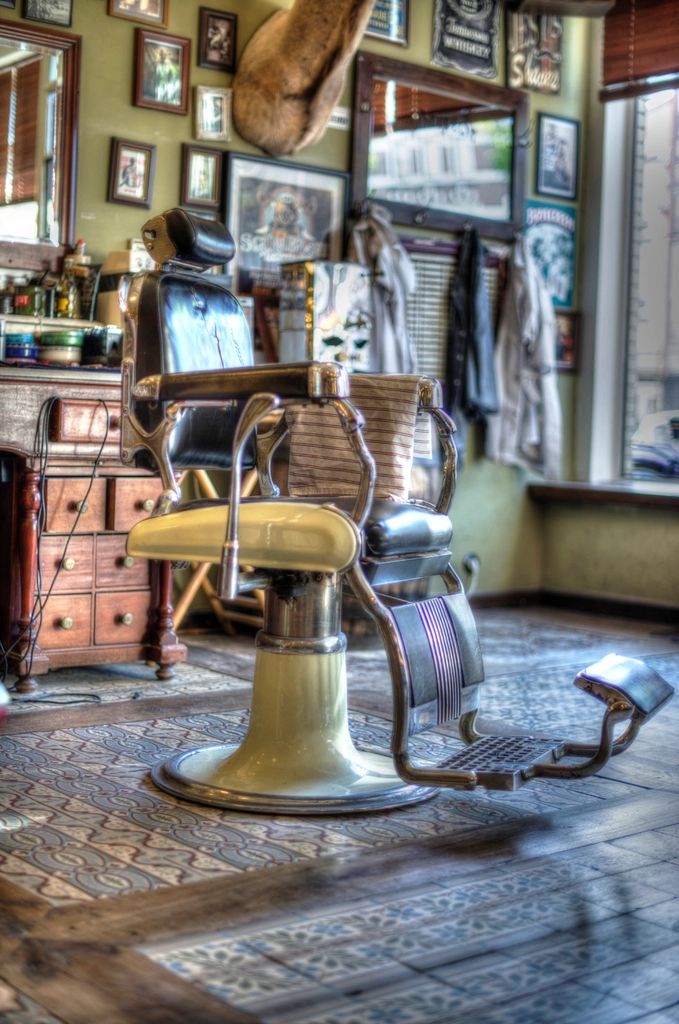 Sillón de barbero clásico